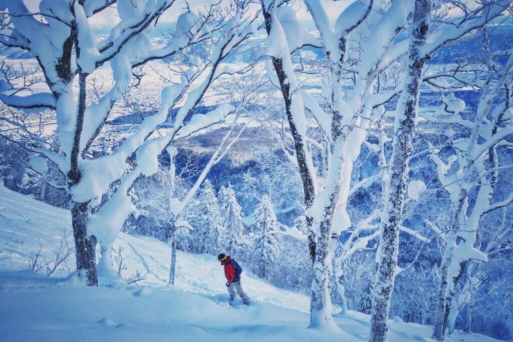 Furano Cube Sugar-方糖民宿,步行8Min到雪场,3 Brs,Max 6Ppl Dış mekan fotoğraf